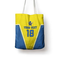 Custom West Knights of Yorkshire Tote Bag Skate Hard Hit Harder Yellow Version - Wonder Print Shop