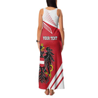 Personalized Austria Coat Of Arms Family Matching Tank Maxi Dress and Hawaiian Shirt Flag Style - Wonder Print Shop