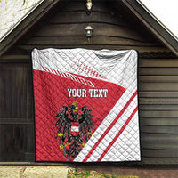 Personalized Austria Coat Of Arms Quilt Flag Style - Wonder Print Shop