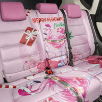 Bahamas Flamingo Christmas Back Car Seat Cover Merry Flocking - Wonder Print Shop