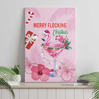 Bahamas Flamingo Christmas Canvas Wall Art Merry Flocking - Wonder Print Shop