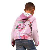Bahamas Flamingo Christmas Kid Hoodie Merry Flocking - Wonder Print Shop