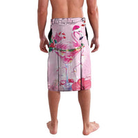 Bahamas Flamingo Christmas Lavalava Merry Flocking - Wonder Print Shop