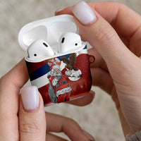 Serbia Santa Christmas AirPods Case Christmas Serbian Eagle Flag Style - Wonder Print Shop