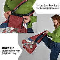 Serbia Santa Christmas Grocery Bag Christmas Serbian Eagle Flag Style - Wonder Print Shop