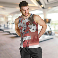 Serbia Santa Christmas Men Tank Top Christmas Serbian Eagle Flag Style - Wonder Print Shop