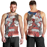 Serbia Santa Christmas Men Tank Top Christmas Serbian Eagle Flag Style - Wonder Print Shop
