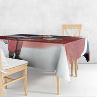 Serbia Santa Christmas Tablecloth Christmas Serbian Eagle Flag Style - Wonder Print Shop
