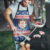 Serbia Christmas Apron Coat Of Arms Srecan Bozic - Wonder Print Shop