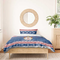 Serbia Christmas Bedding Set Coat Of Arms Srecan Bozic - Wonder Print Shop