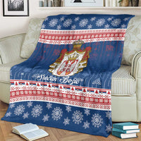Serbia Christmas Blanket Coat Of Arms Srecan Bozic - Wonder Print Shop