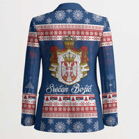 Serbia Christmas Blazer Coat Of Arms Srecan Bozic - Wonder Print Shop