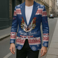 Serbia Christmas Blazer Coat Of Arms Srecan Bozic - Wonder Print Shop