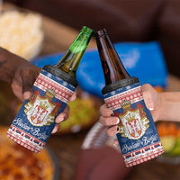 Serbia Christmas 4 in 1 Can Cooler Tumbler Coat Of Arms Srecan Bozic - Wonder Print Shop