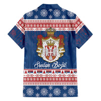 Serbia Christmas Family Matching Tank Maxi Dress and Hawaiian Shirt Coat Of Arms Srecan Bozic - Wonder Print Shop