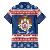 Serbia Christmas Hawaiian Shirt Coat Of Arms Srecan Bozic - Wonder Print Shop