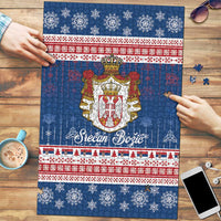 Serbia Christmas Puzzle Coat Of Arms Srecan Bozic - Wonder Print Shop