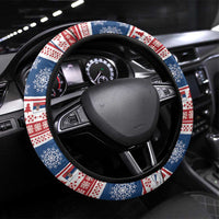 Serbia Christmas Steering Wheel Cover Coat Of Arms Srecan Bozic - Wonder Print Shop