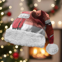 Albania Santa Christmas Santa Hat Christmas Albanian Eagle Flag Style - Wonder Print Shop