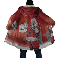 Albania Santa Christmas Cloak Christmas Albanian Eagle Flag Style - Wonder Print Shop