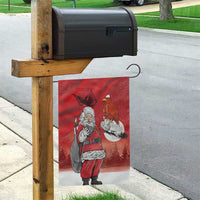 Albania Santa Christmas Garden Flag Christmas Albanian Eagle Flag Style - Wonder Print Shop