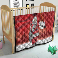 Albania Santa Christmas Quilt Christmas Albanian Eagle Flag Style - Wonder Print Shop