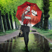 Albania Santa Christmas Umbrella Christmas Albanian Eagle Flag Style - Wonder Print Shop