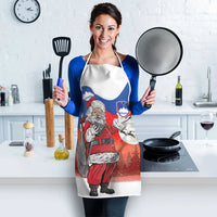 Slovenia Santa Christmas Apron Slovenija Vesel Bozic Flag Style - Wonder Print Shop