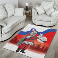 Slovenia Santa Christmas Area Rug Slovenija Vesel Bozic Flag Style - Wonder Print Shop