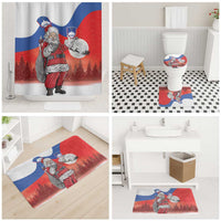 Slovenia Santa Christmas Bathroom Set Slovenija Vesel Bozic Flag Style - Wonder Print Shop