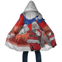Slovenia Santa Christmas Cloak Slovenija Vesel Bozic Flag Style - Wonder Print Shop