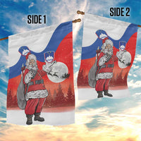 Slovenia Santa Christmas Garden Flag Slovenija Vesel Bozic Flag Style - Wonder Print Shop