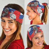 Slovenia Santa Christmas Neck Gaiter Slovenija Vesel Bozic Flag Style - Wonder Print Shop