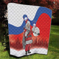 Slovenia Santa Christmas Quilt Slovenija Vesel Bozic Flag Style - Wonder Print Shop