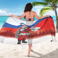 Slovenia Santa Christmas Sarong Slovenija Vesel Bozic Flag Style - Wonder Print Shop