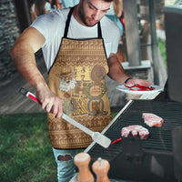 Western Cowboy Christmas Apron Cowboy Santa Ho Ho Ho Retro - Wonder Print Shop