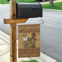 Western Cowboy Christmas Garden Flag Cowboy Santa Ho Ho Ho Retro - Wonder Print Shop