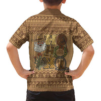 Western Cowboy Christmas Hawaiian Shirt Cowboy Santa Ho Ho Ho Retro - Wonder Print Shop