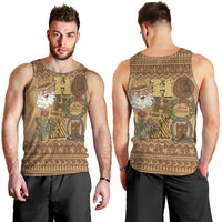 Western Cowboy Christmas Men Tank Top Cowboy Santa Ho Ho Ho Retro - Wonder Print Shop