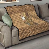 Western Cowboy Christmas Quilt Cowboy Santa Ho Ho Ho Retro - Wonder Print Shop