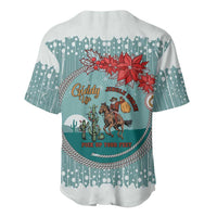 Cowboy Christmas Baseball Jersey Giddy Up Jingle Horse Green Version - Wonder Print Shop