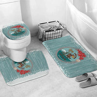 Cowboy Christmas Bathroom Set Giddy Up Jingle Horse Green Version - Wonder Print Shop