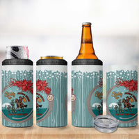 Cowboy Christmas 4 in 1 Can Cooler Tumbler Giddy Up Jingle Horse Green Version - Wonder Print Shop