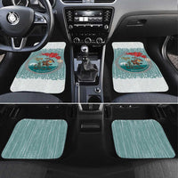 Cowboy Christmas Car Mats Giddy Up Jingle Horse Green Version - Wonder Print Shop