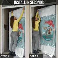 Cowboy Christmas Door Cover Giddy Up Jingle Horse Green Version - Wonder Print Shop