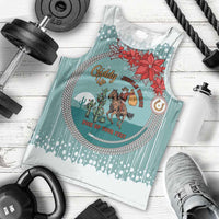 Cowboy Christmas Men Tank Top Giddy Up Jingle Horse Green Version - Wonder Print Shop