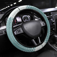 Cowboy Christmas Steering Wheel Cover Giddy Up Jingle Horse Green Version - Wonder Print Shop