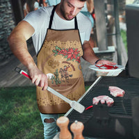 Cowboy Christmas Apron Giddy Up Jingle Horse Brown Version - Wonder Print Shop