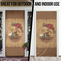 Cowboy Christmas Door Cover Giddy Up Jingle Horse Brown Version - Wonder Print Shop