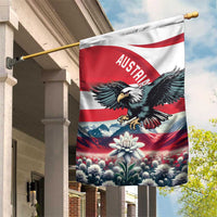 Austria Black Eagle Garden Flag Edelweiss with Austrian Flag - Wonder Print Shop